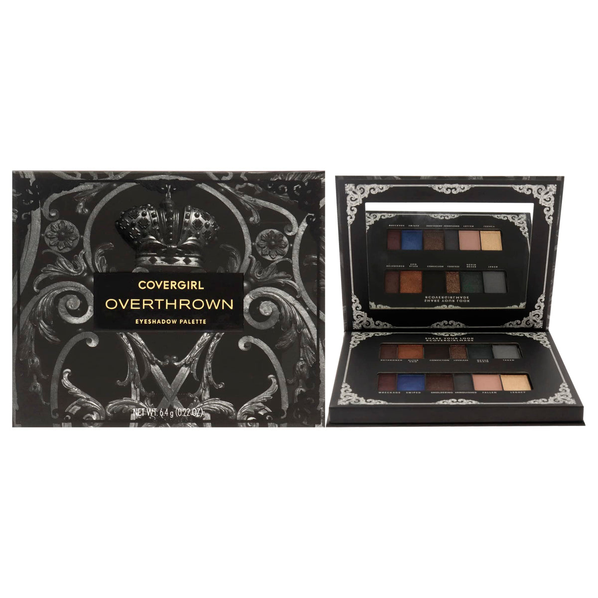 COVERGIRL COVERGIRL eyeshadow palette, overthrown, 6 Fl Ounce - Charming Charlie