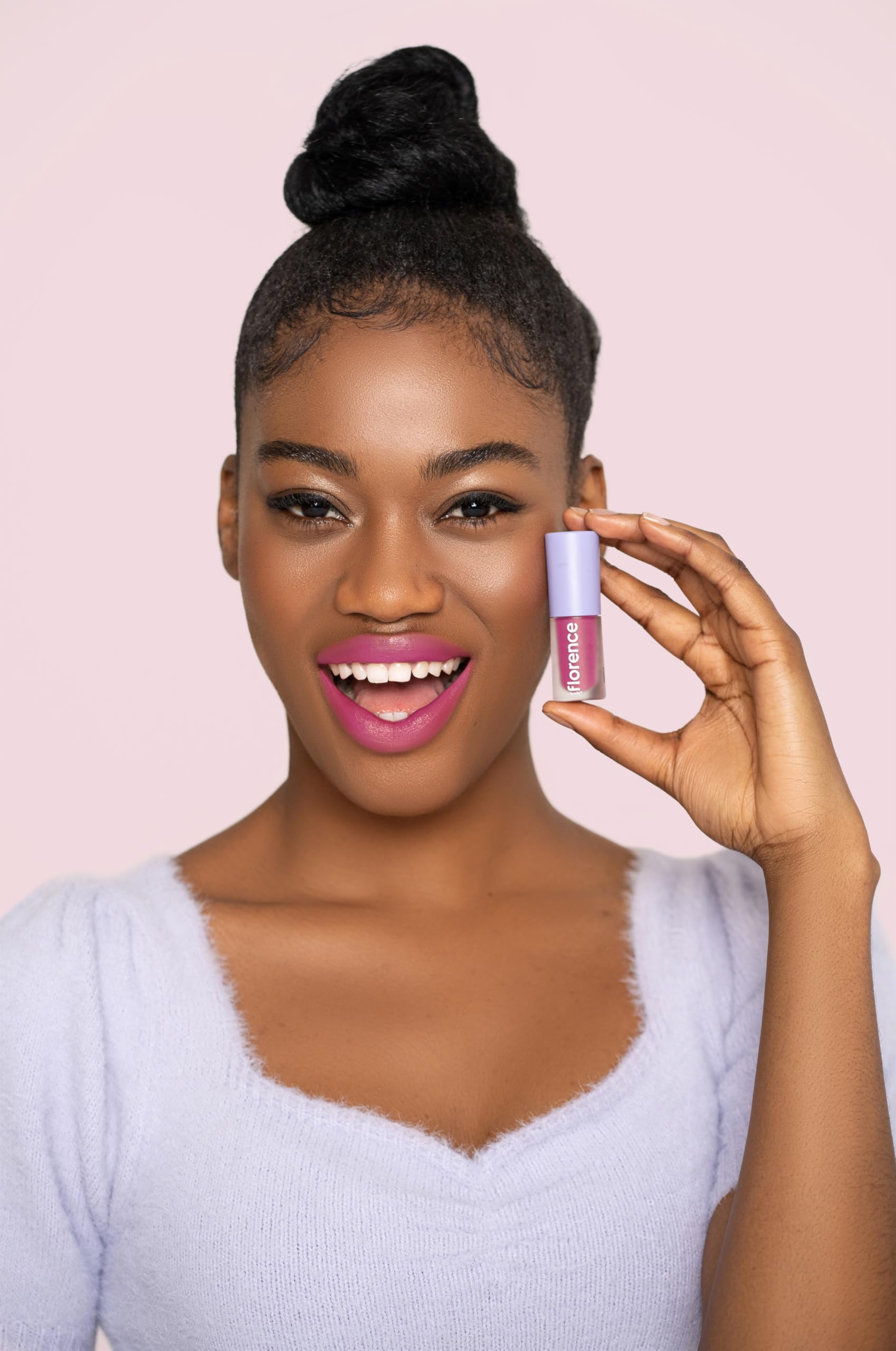 florence by mills Be A VIP Velvet Liquid Lipstick, Go Off (Rosey Pink), 0.13 oz/ 3.8g - Charming Charlie