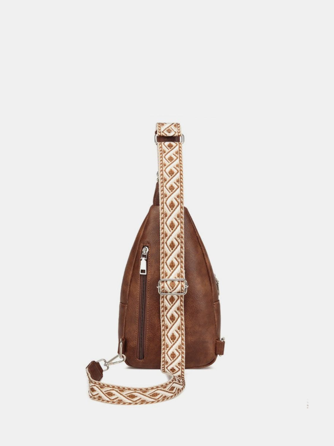 PU Leather Crossbody Bag with Two Detachable Strap - Charming Charlie