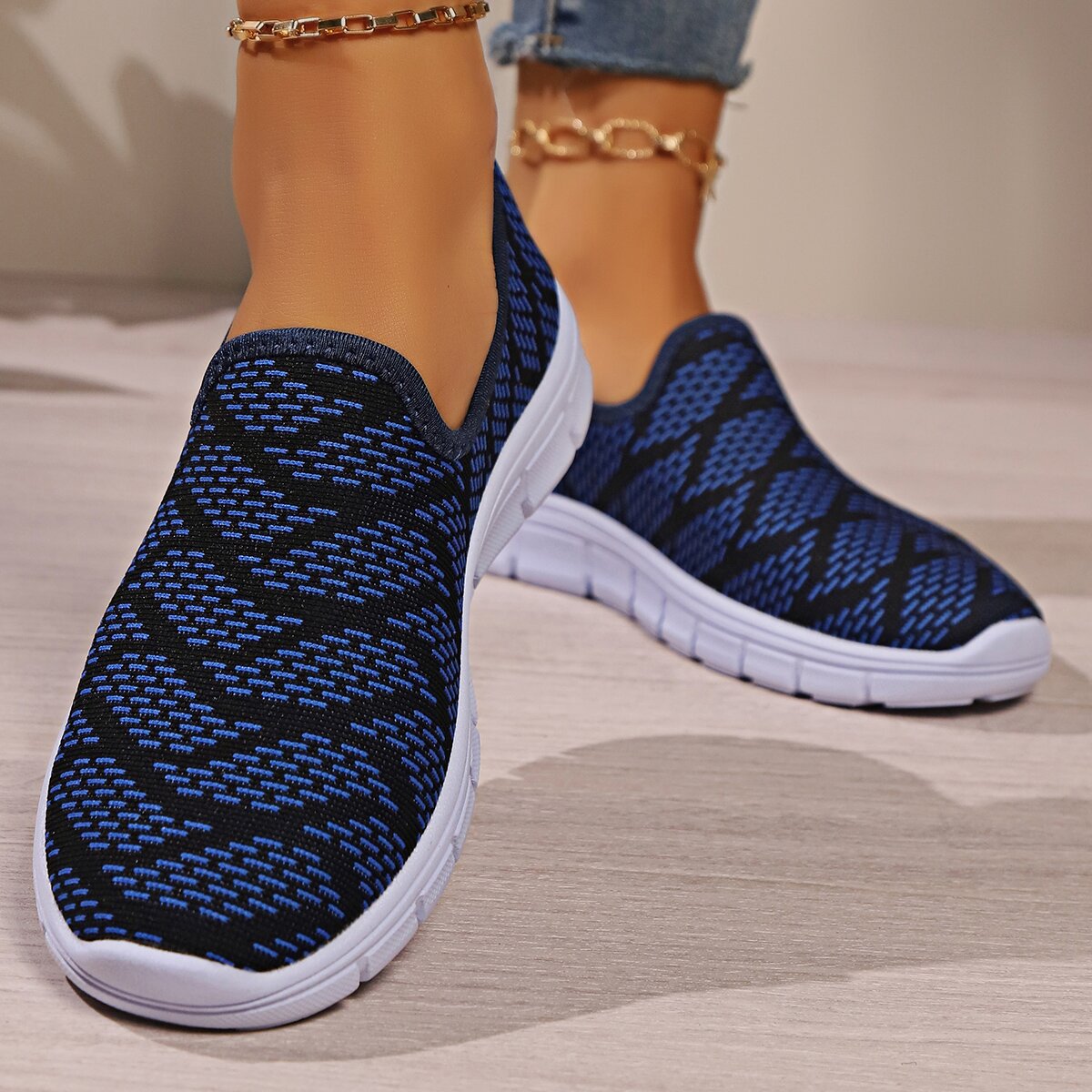 Round Toe Flat Slip-Ons - Charming Charlie