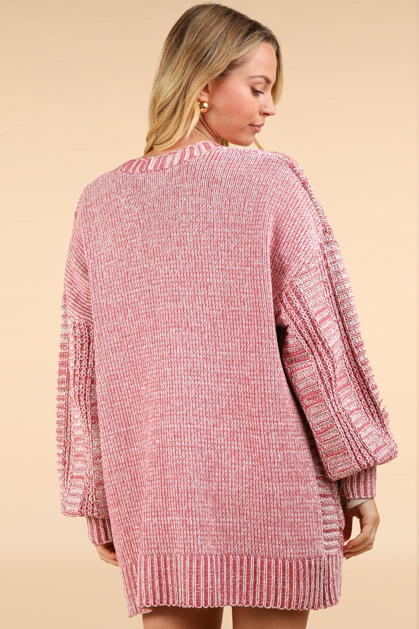 VERY J Cable Knit Open Front Cardigan - Charming Charlie