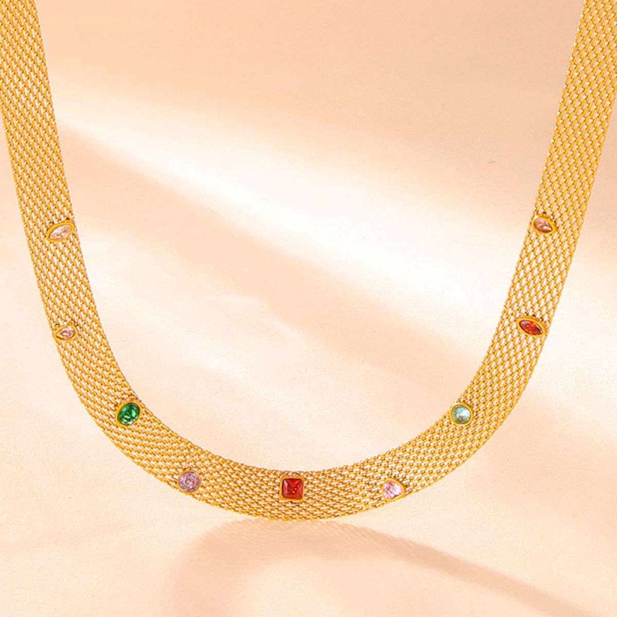 Titanium Steel Zircon Necklace - Charming Charlie