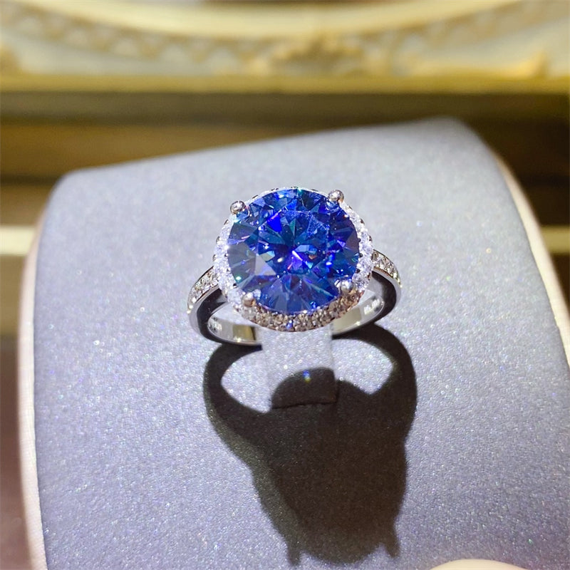 5 Carat Moissanite 925 Sterling Silver Ring - Charming Charlie