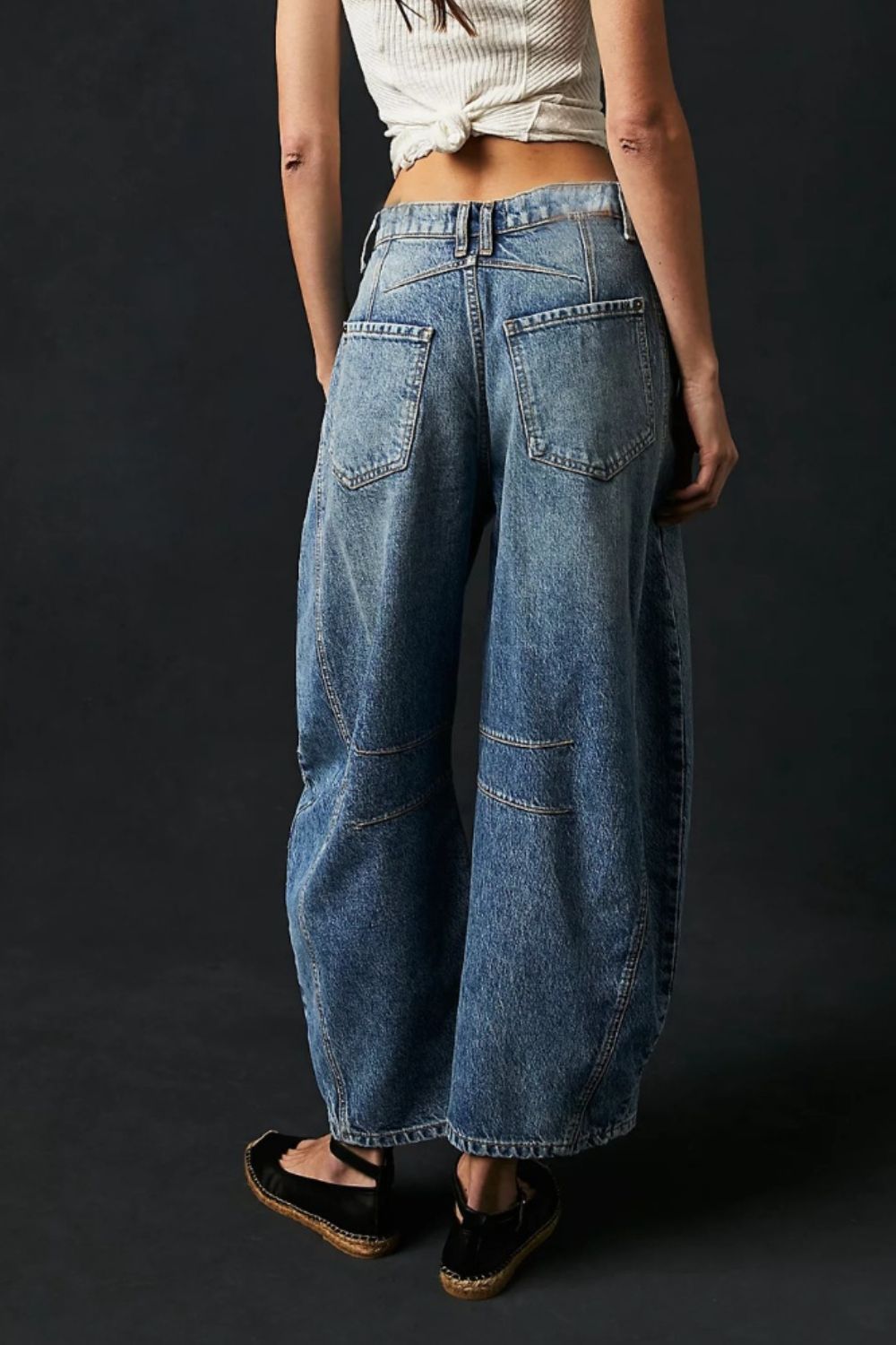 Wide Leg Jeans with Pockets - Charming Charlie
