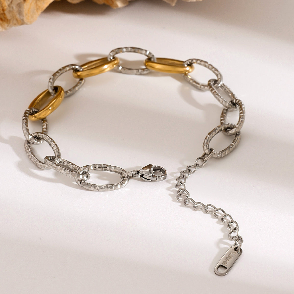 18K Gold-Plated Stainless Steel Bracelet - Charming Charlie