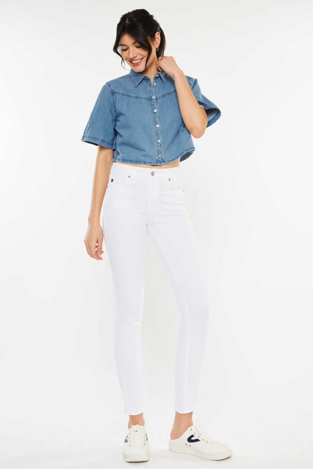 Kancan High Rise Ankle Skinny Jeans - Charming Charlie