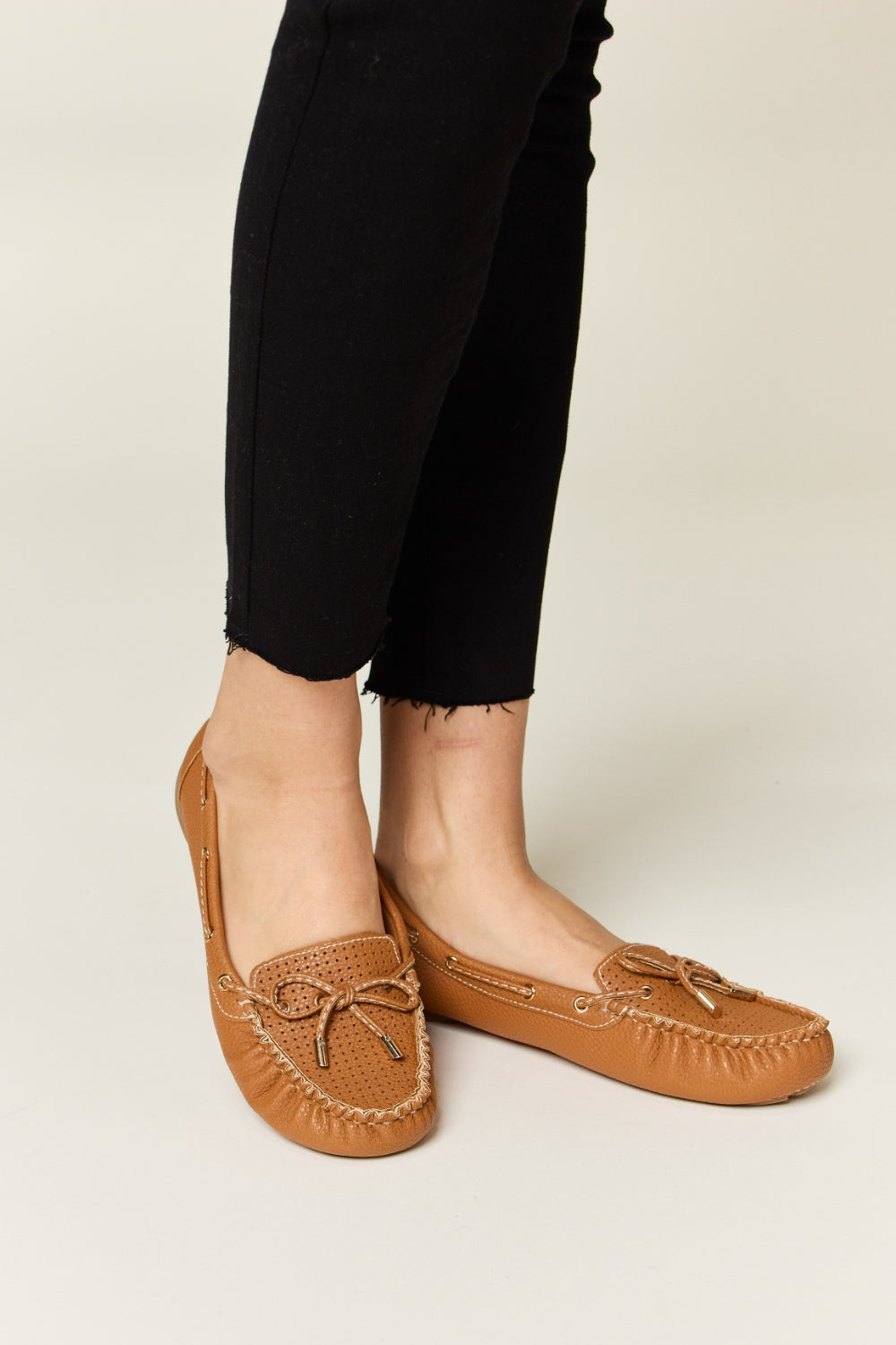 Forever Link Bow Decor Flat Loafers - Charming Charlie