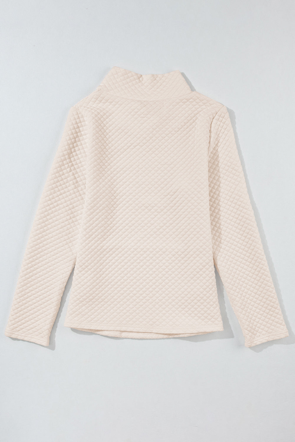 Textured Turtleneck Long Sleeve Sweatshirt - Charming Charlie
