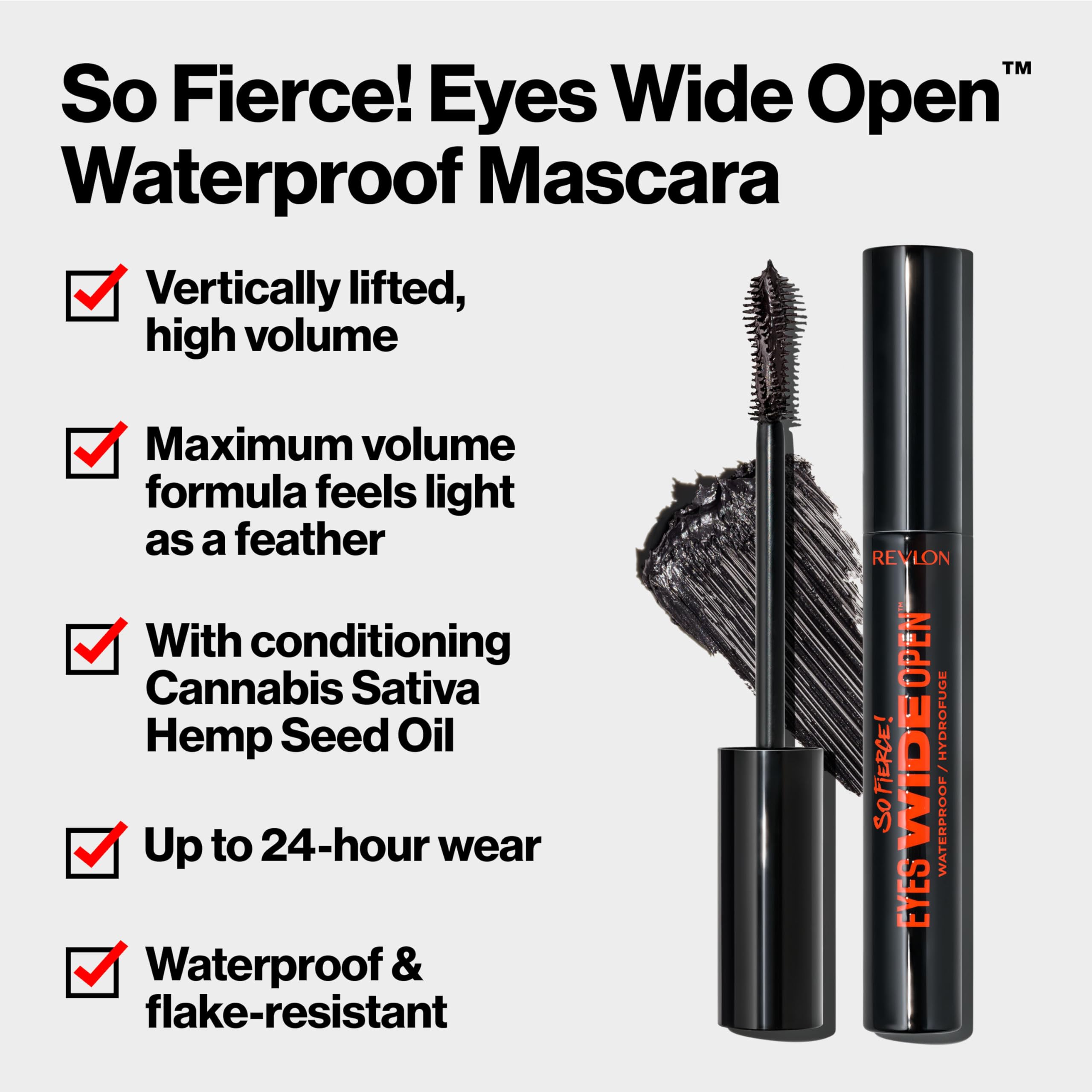 Revlon So Fierce! Eyes Wide Open Mascara with Push-up Brush - Charming Charlie