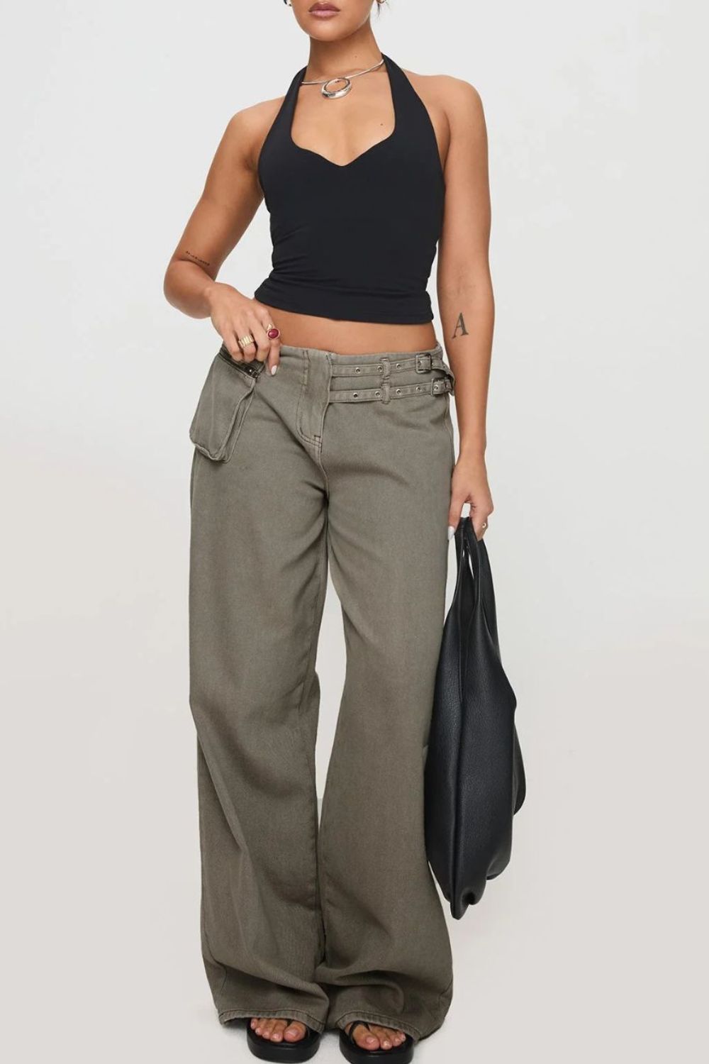 Wide Leg Jeans with Pockets - Charming Charlie