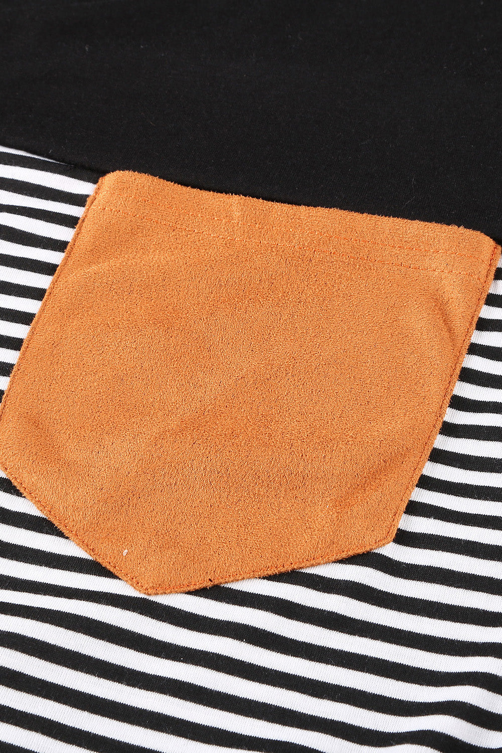 Striped Round Neck Long Sleeve T-Shirt - Charming Charlie