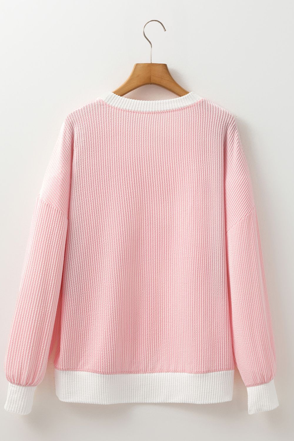 Valentine’s Day Sequin Heart Long Sleeve Sweatshirt - Charming Charlie