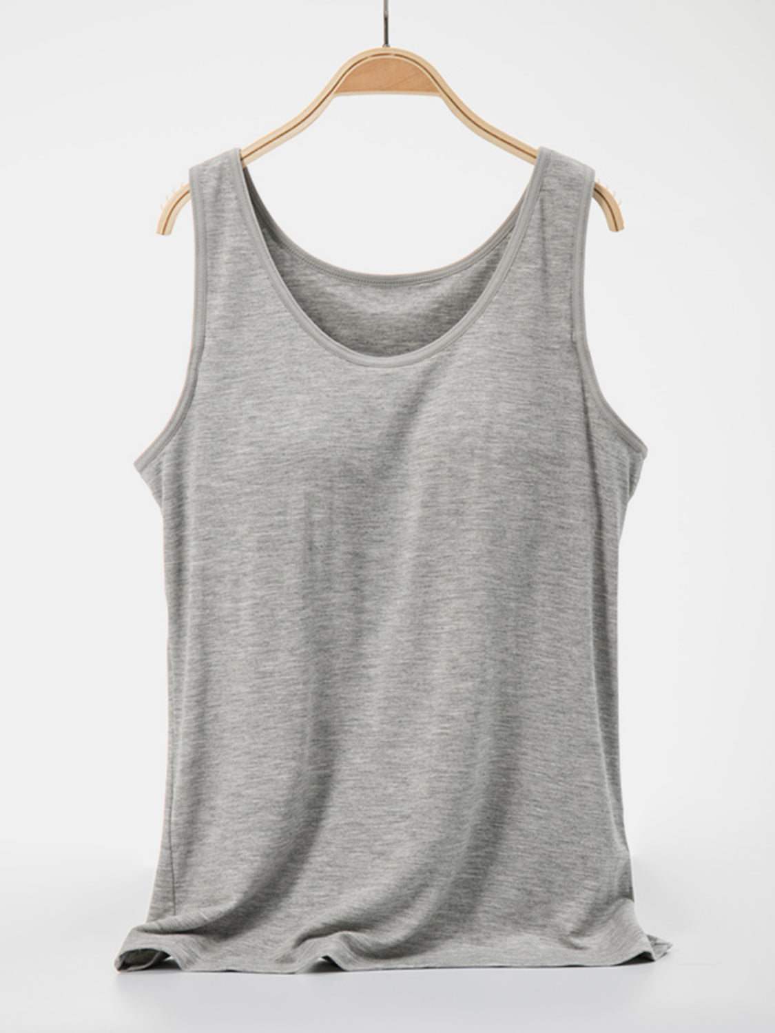 Scoop Neck Wide Strap Tank - Charming Charlie