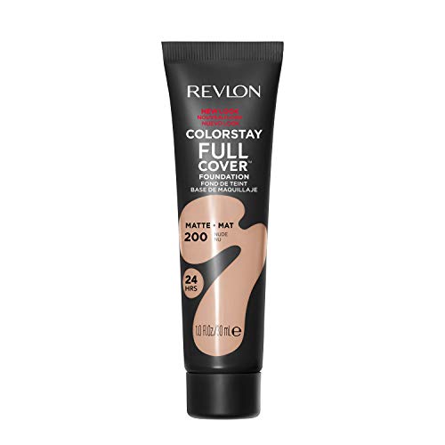 Revlon ColorStay Full Cover Longwear Matte Foundation, Heat & Sweat Resistant Lightweight Face Makeup - Charming Charlie