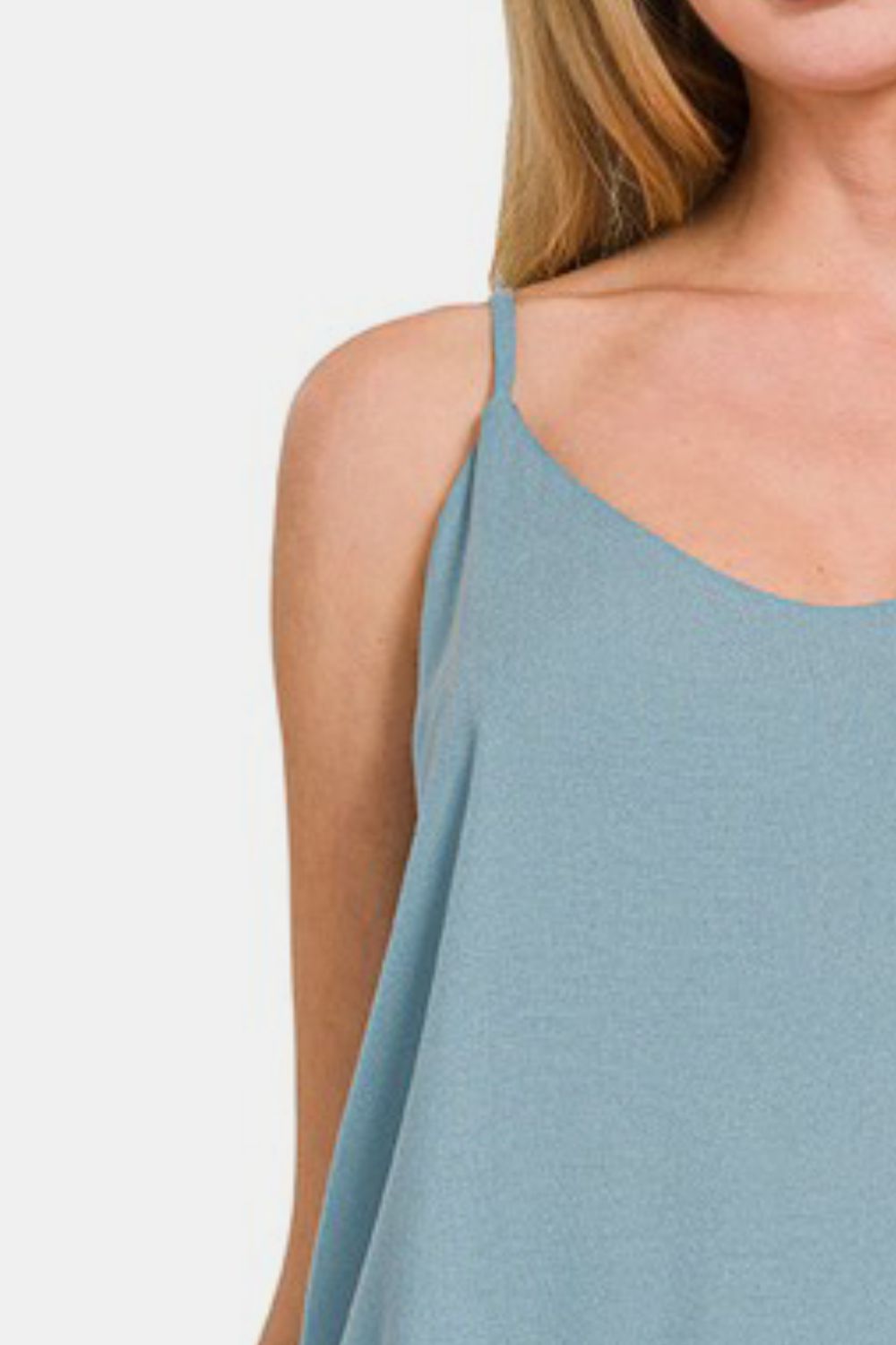 Zenana Two Layered Spaghetti Strap Cami - Charming Charlie
