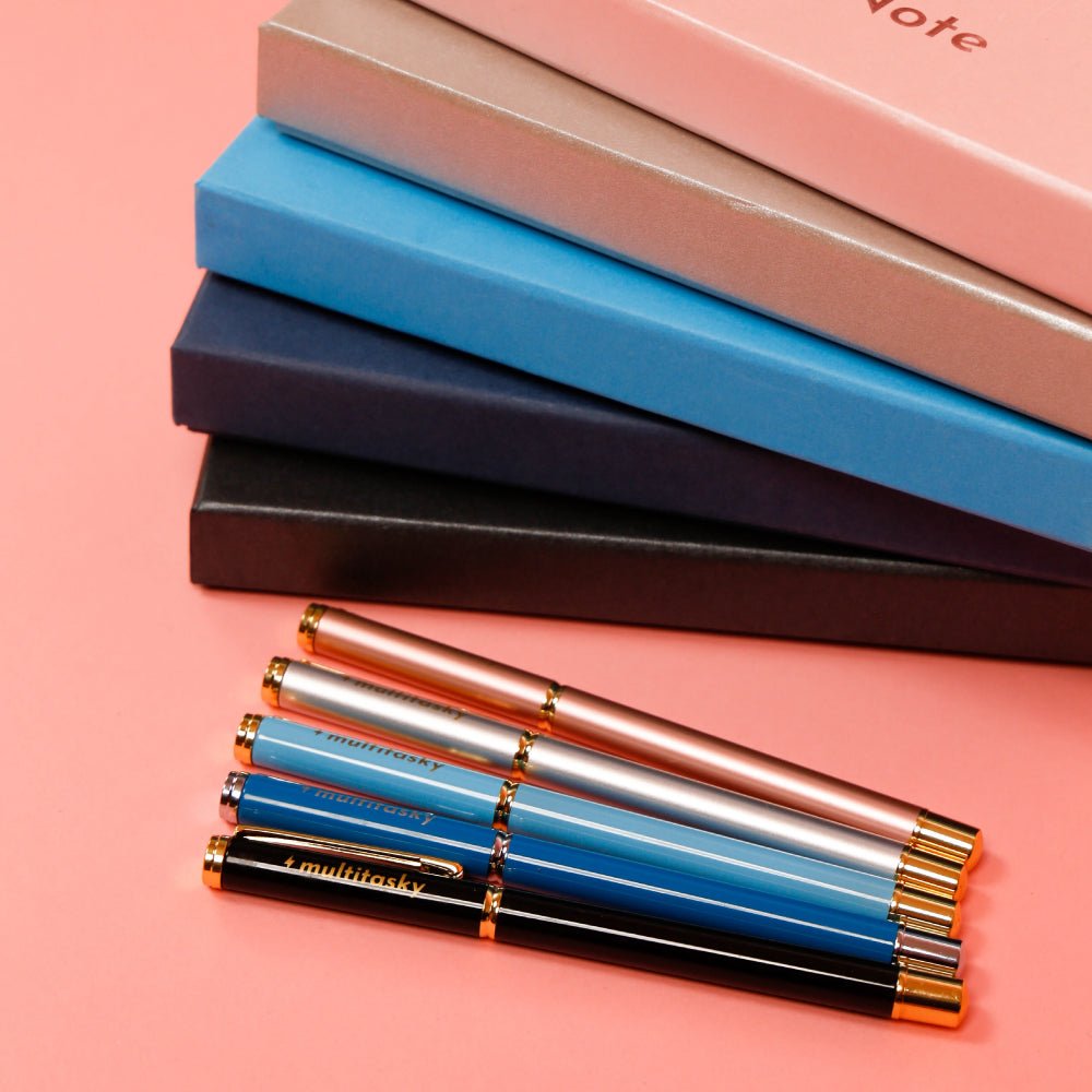 Deluxe Metal Ink Pen (with 5-pack ink refill) - Multitasky