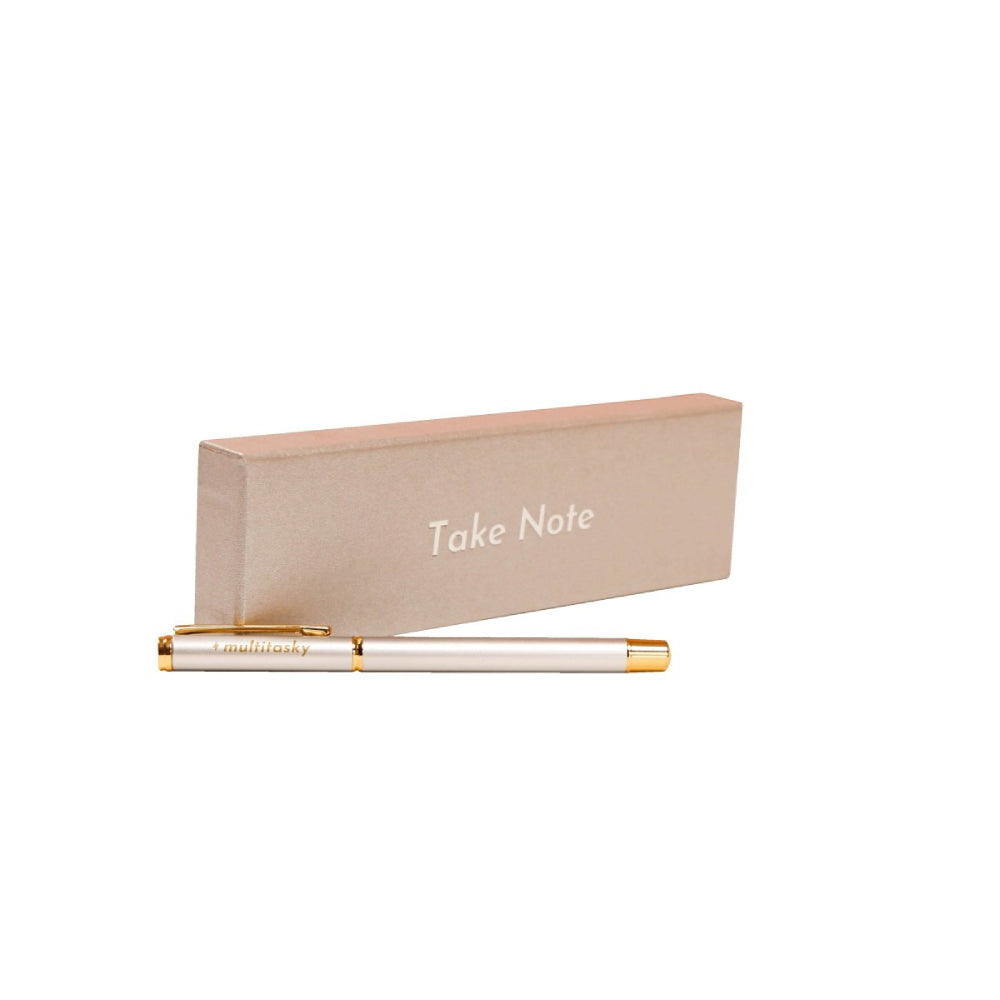 Deluxe Metal Ink Pen (with 5-pack ink refill) - Multitasky