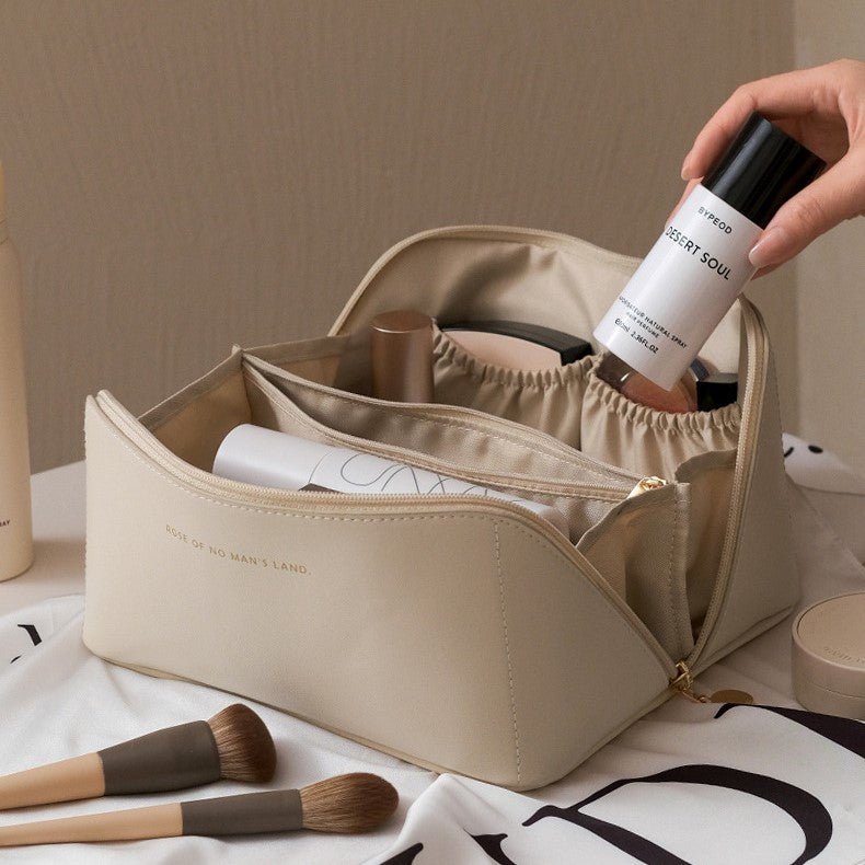 Travel Cosmetics Organizer in Cream White - Multitasky