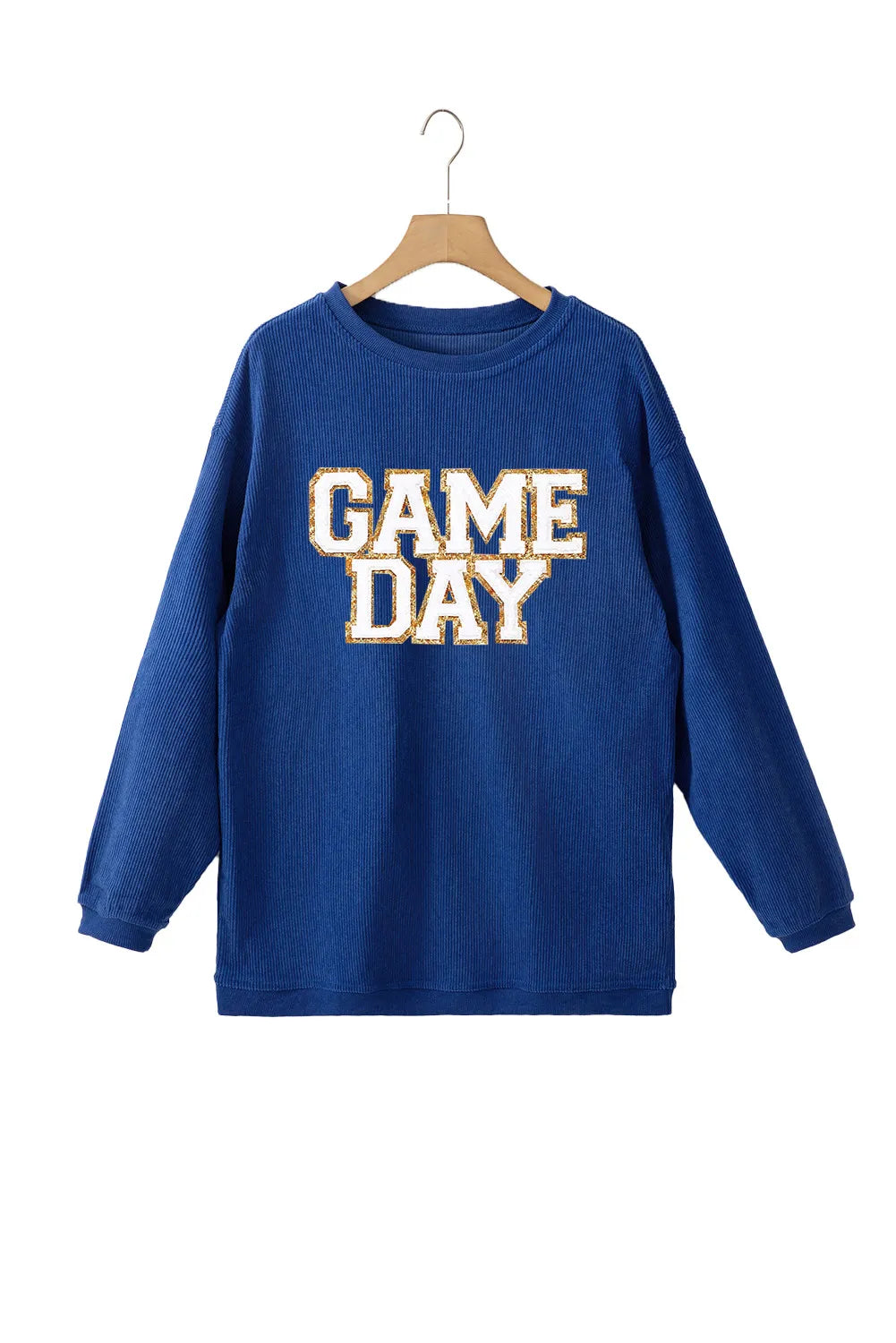 GAME DAY Round Neck Long Sleeve Sweatshirt - Charming Charlie