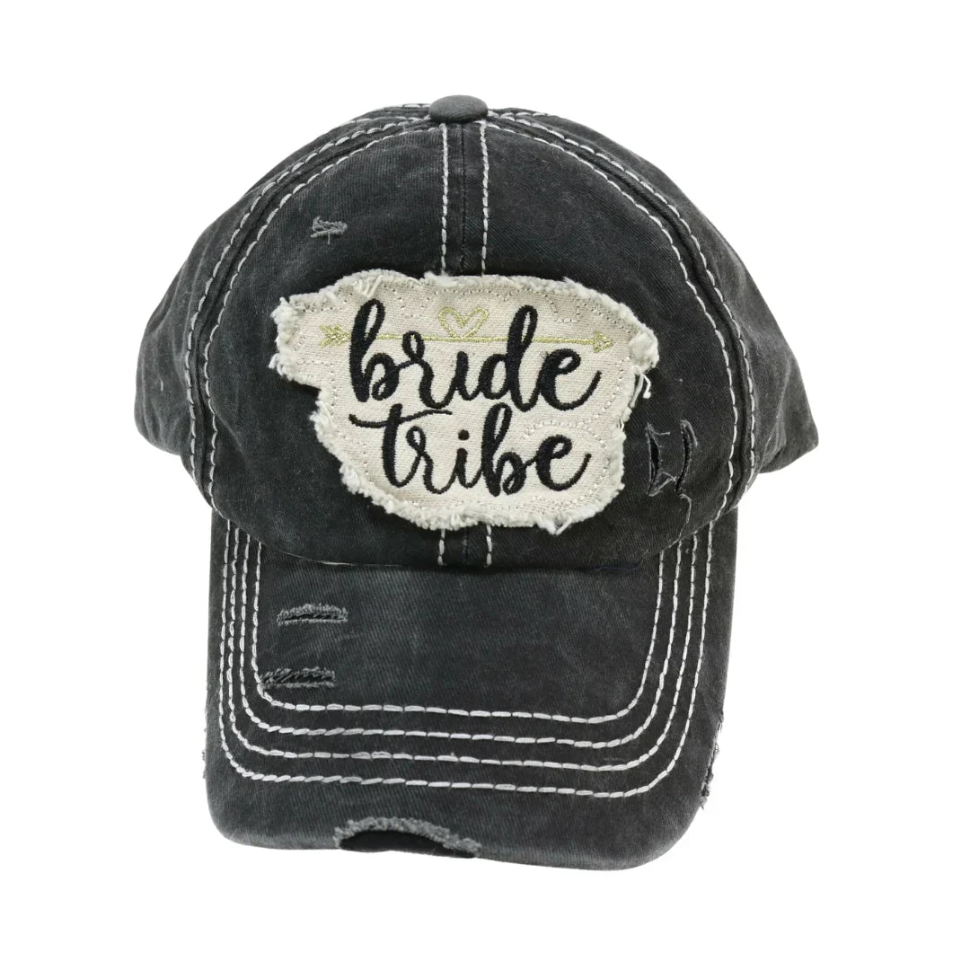 Black Distressed Bride Tribe Patch CC Ball Cap combines casual style with a vintage-inspired look. Featuring a carefully worn finish and a distinctive Bride Tribe patch, it’s perfect for bridal parties seeking a coordinated yet relaxed accessory. The cap offers adjustable comfort and durable construction, making it an ideal choice for celebrating special moments with lasting wear.
