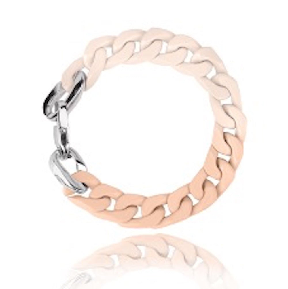 DOUBLE DIP BRACELET BEIGE/WHITE - Charming Charlie