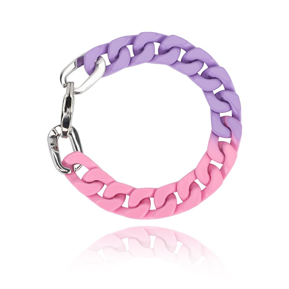 DOUBLE DIP BRACELET PURPLE/PINK - Charming Charlie