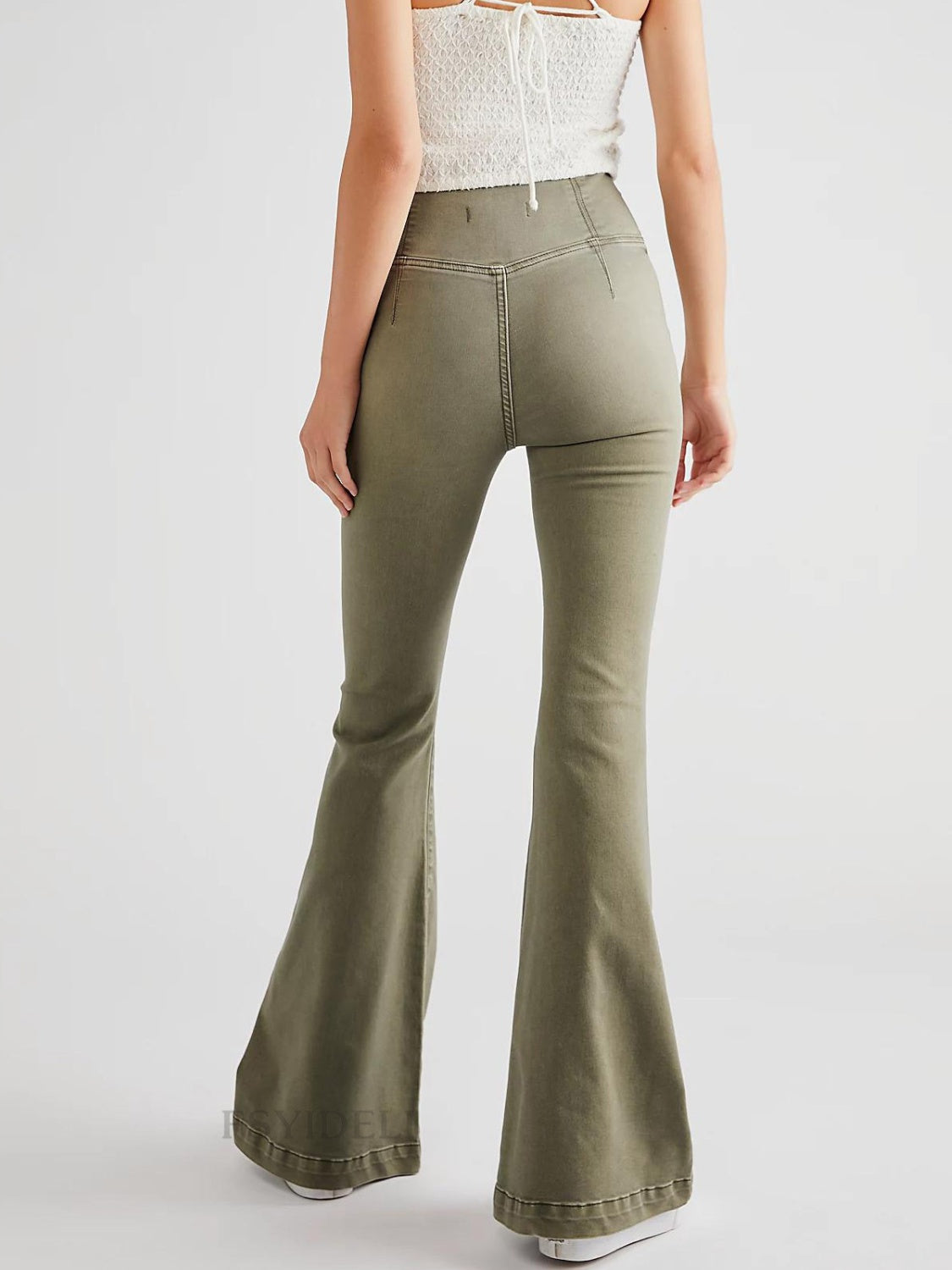 Asymmetric Waist Flare Jeans - Charming Charlie
