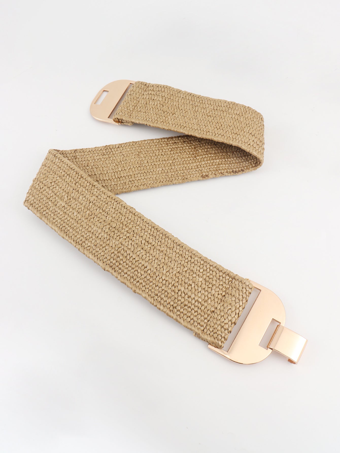 Alloy Buckle Elastic Belt - Charming Charlie