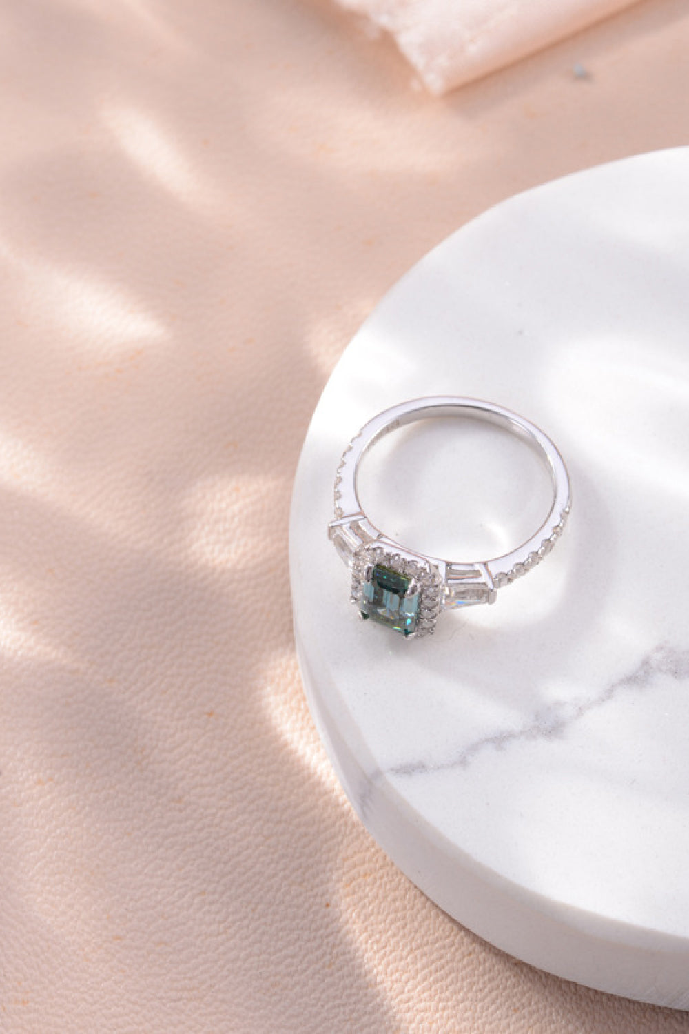 1 Carat Moissanite 925 Sterling Silver Ring - Charming Charlie