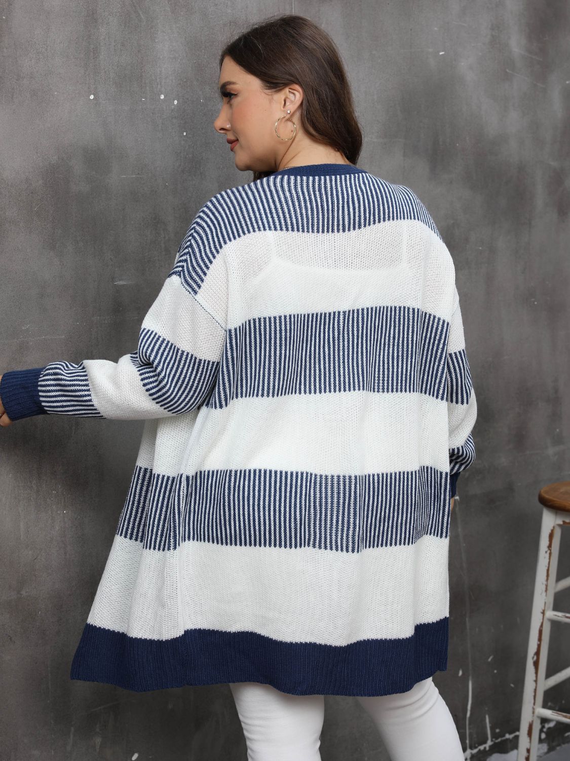 Plus Size Open Front Long Sleeve Cardigan - Charming Charlie