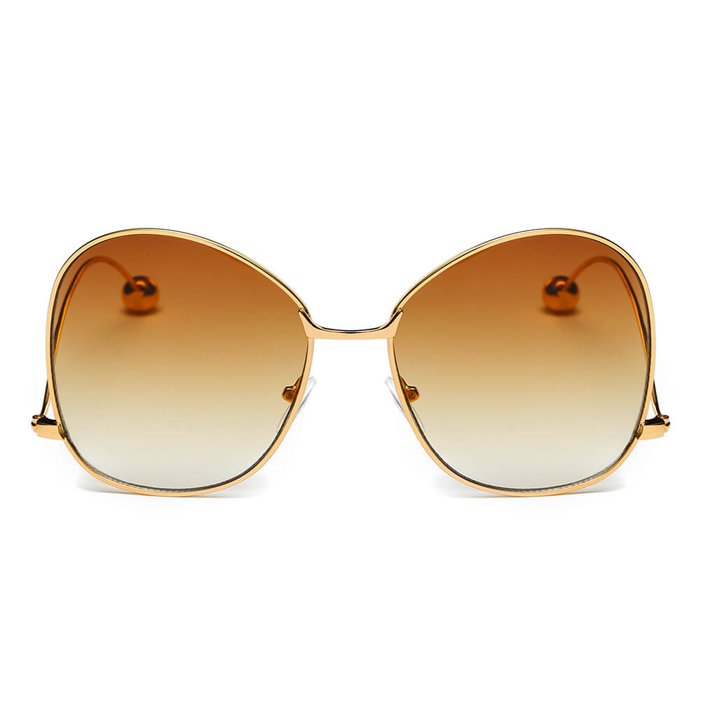 EUGENE | CD05 - Women's Trendy Oversized Pantone Lens Sunglasses - Cramilo Eyewear - Stylish Trendy Affordable Sunglasses Clear Glasses Eye Wear Fashion
