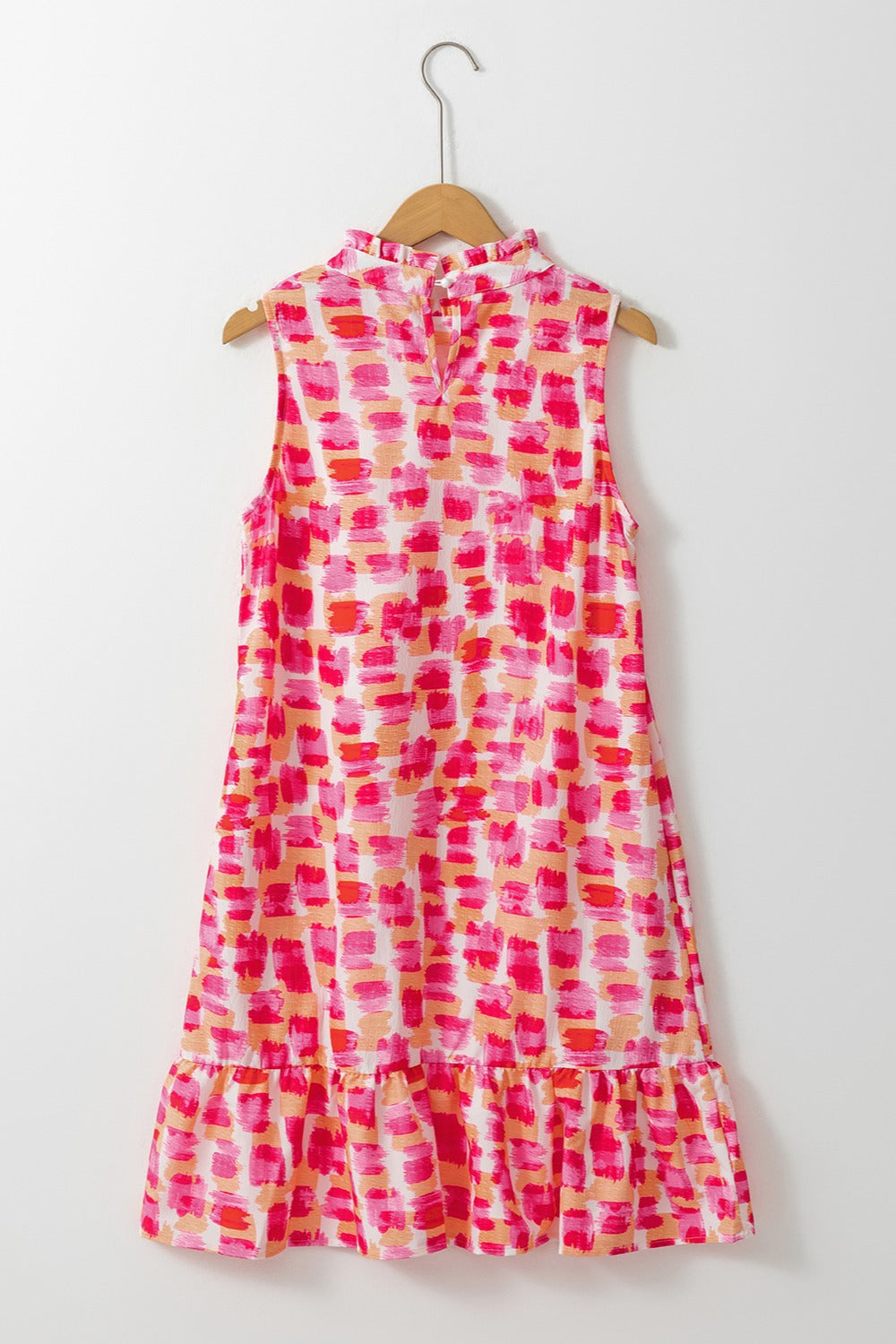 Printed Mock Neck Sleeveless Dress - Charming Charlie