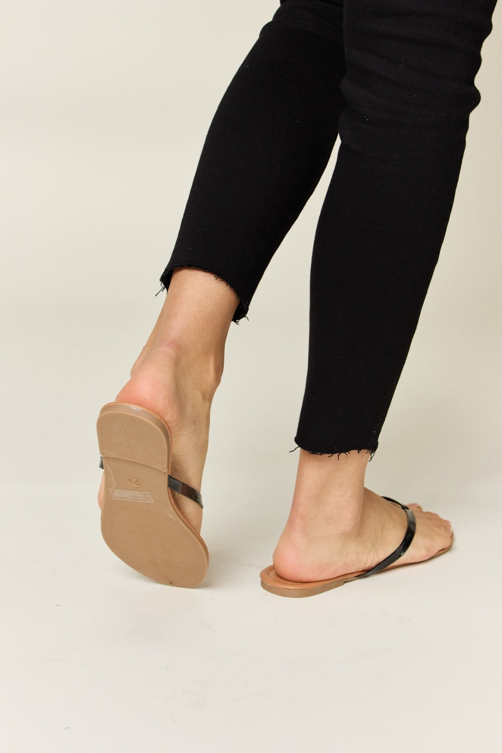WILD DIVA PU Leather Open Toe Sandals - Charming Charlie