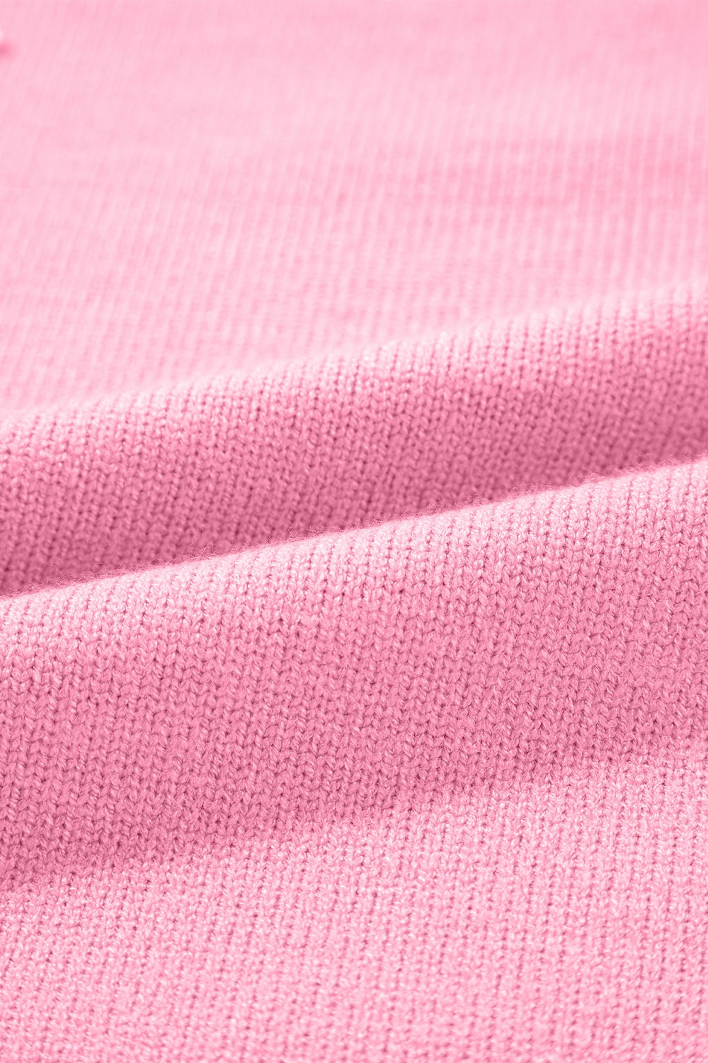 Pearl Detail Contrast Round Neck Sweater - Charming Charlie