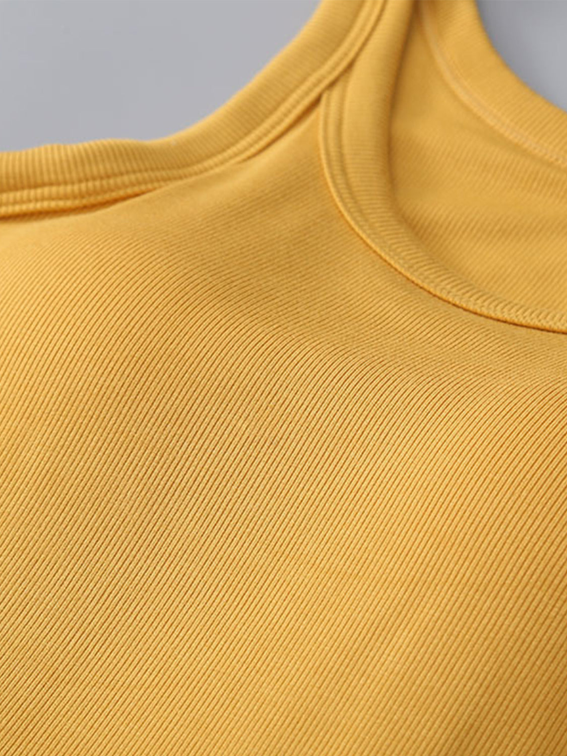 Round Neck Tank with Bra - Charming Charlie