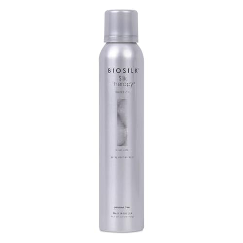 BioSilk Silk Therapy Shine On, Hairspray For Controlling Frizz & Providing Brilliant Shine, Sulfate, Paraben, & Cruelty-Free, 5.3 Oz - Charming Charlie