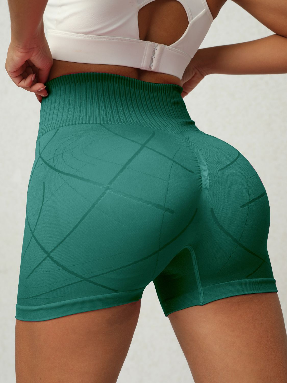 High Waist Active Shorts - Charming Charlie