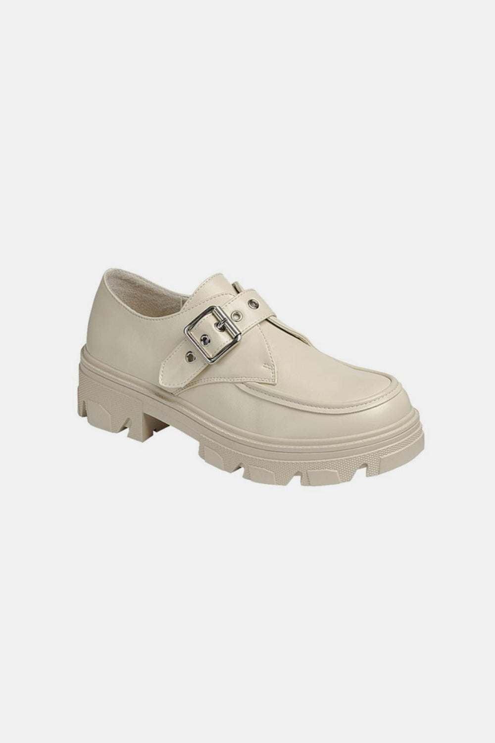 Forever Link Buckled Platform Lug Sole Loafers - Charming Charlie