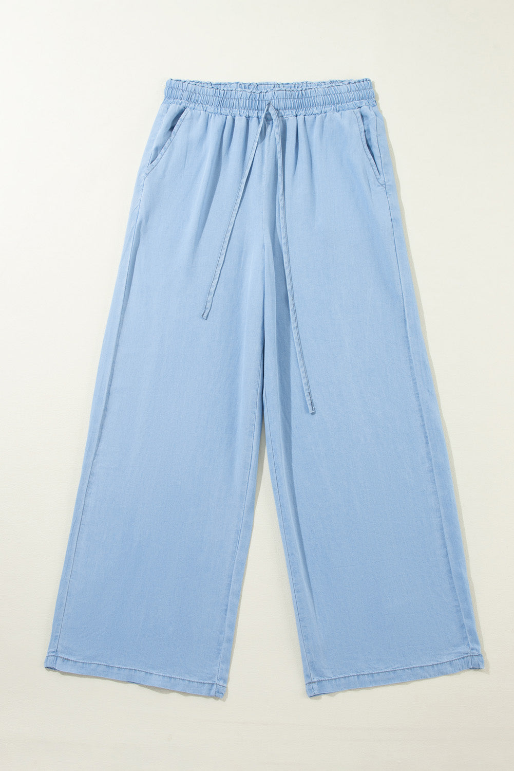 Drawstring Wide Leg Jeans - Charming Charlie
