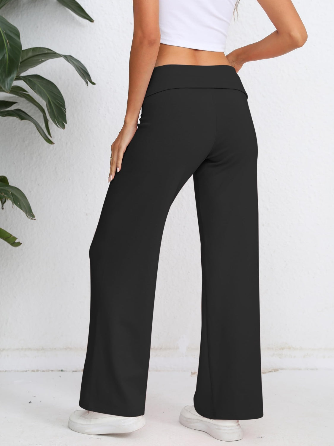 Elastic Waist Wide Leg Pants - Charming Charlie