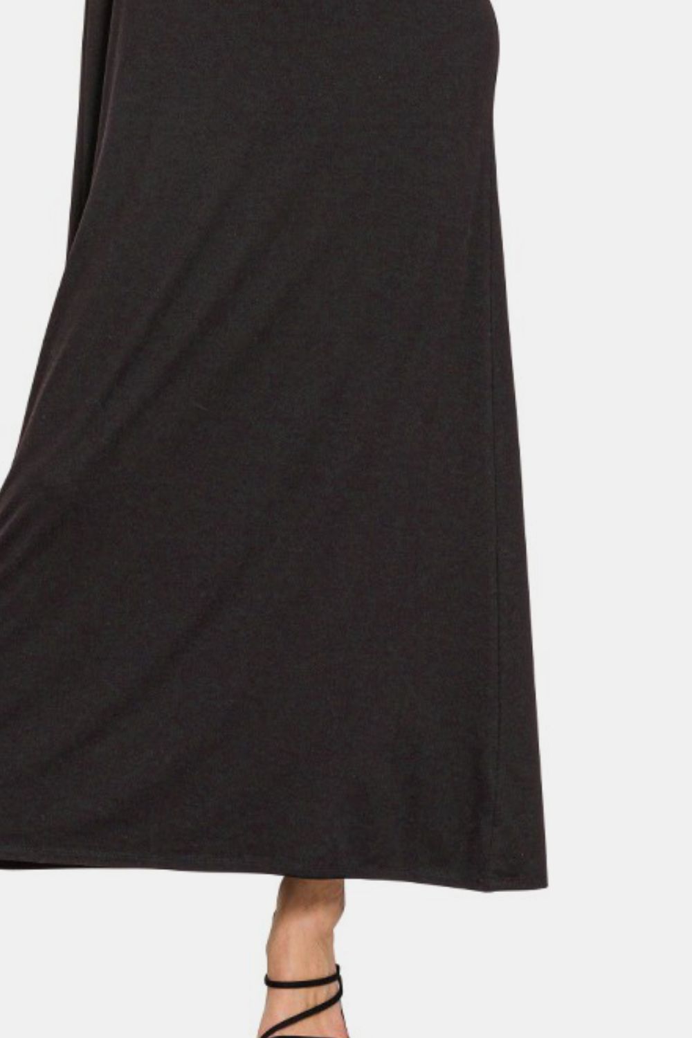 Zenana Scoop Neck Wide Strap Tank Dress - Charming Charlie
