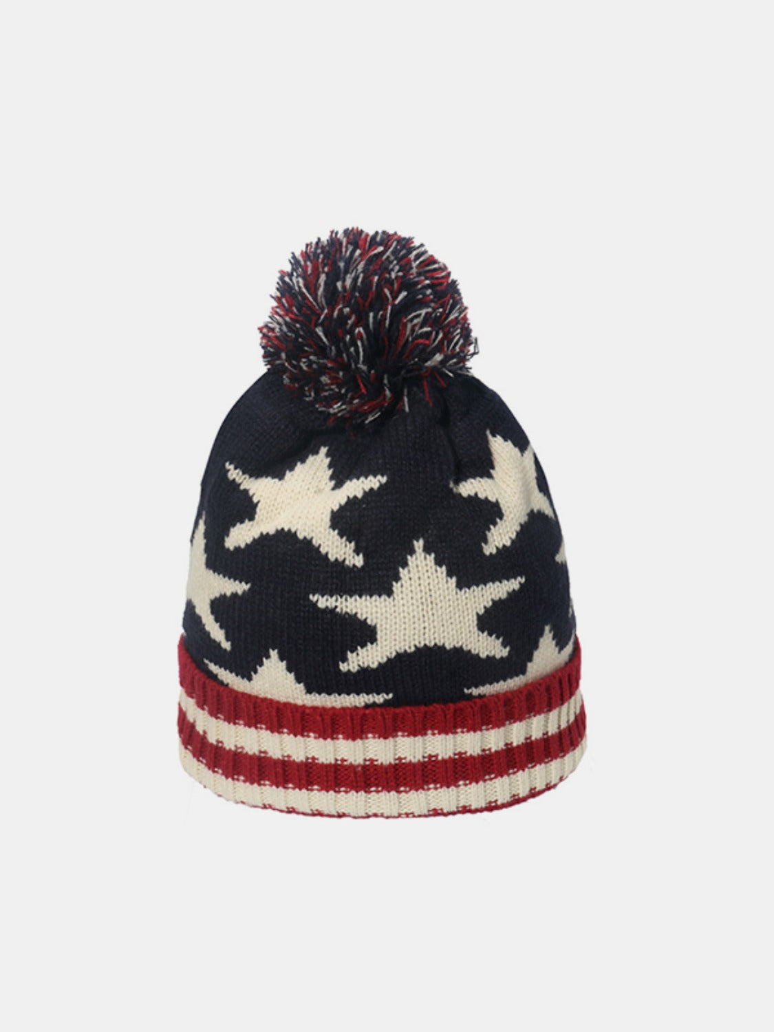 Roll Rim US Flag Knit Hat - Charming Charlie