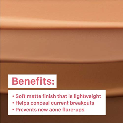 Foundation by Almay, Acne Face Makeup with Salicylic Acid, Face Makeup with Skincare Ingredients, Matte Finish, Hypoallergenic, Cruelty Free, Dermatologist Tested Foundation - Charming Charlie