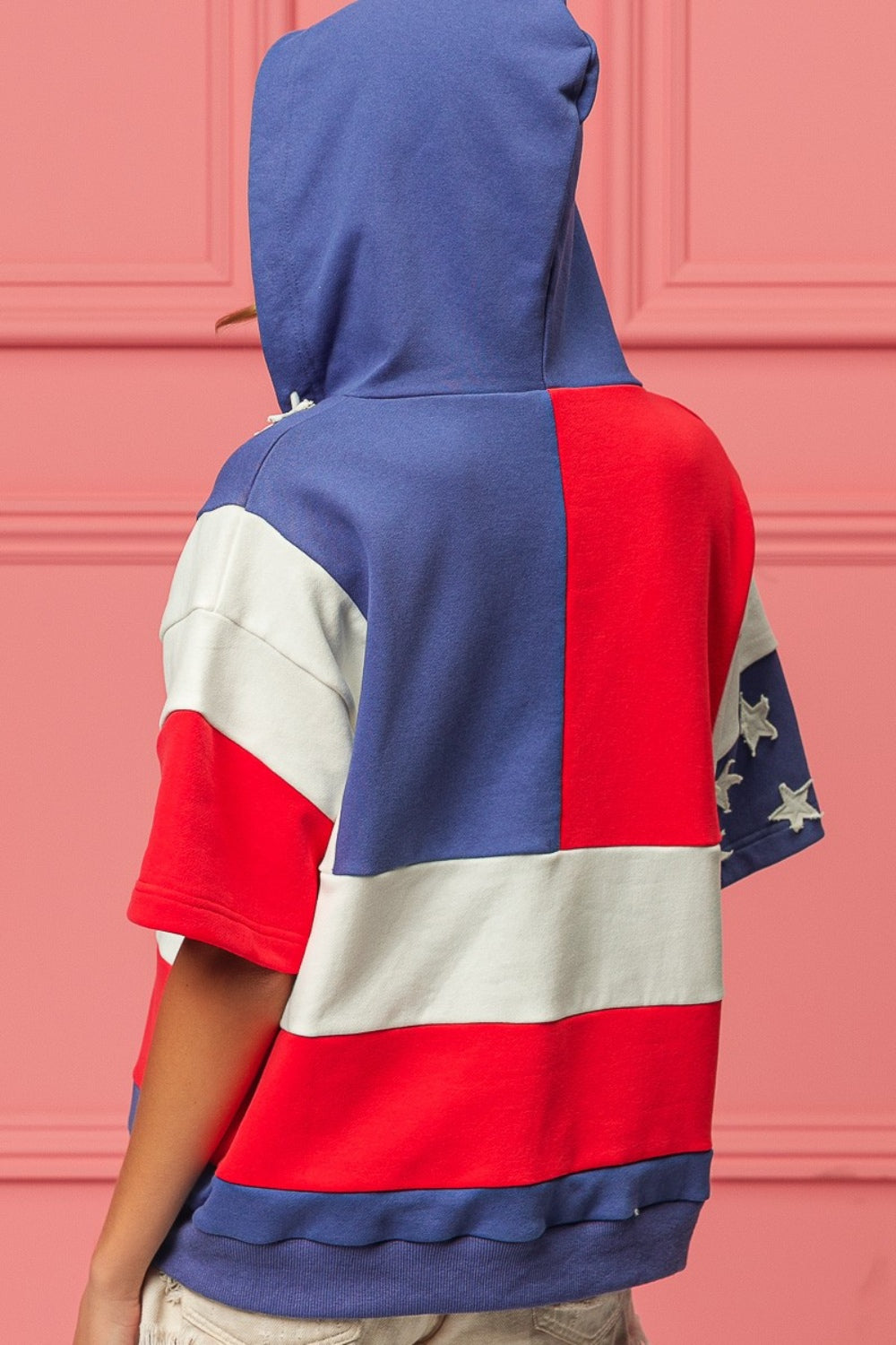 BiBi American Flag Theme Hoodie - Charming Charlie