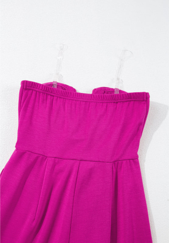 Tied Tube Wide Leg Jumpsuit - Charming Charlie