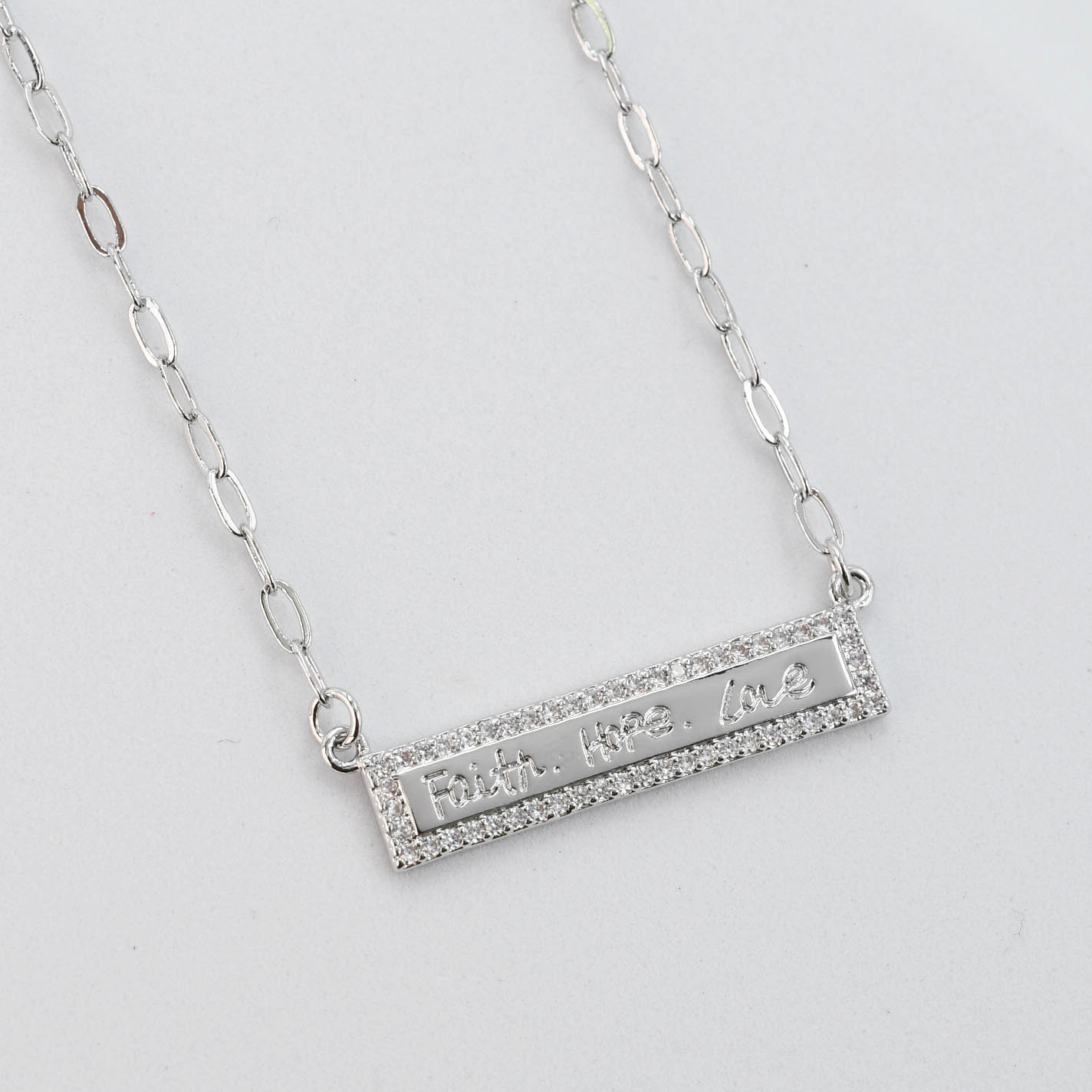 premium silver necklace crafted for everyday wear, offering a dainty handcrafted style with a waterproof, hypoallergenic, tarnish free finish, ideal for minimal modern jewelry lovers, available as wholesale for boutiques