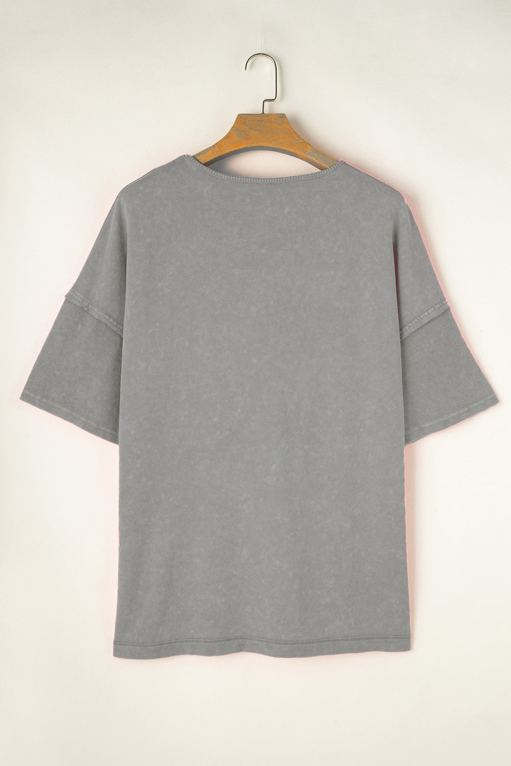 Plus Size Round Neck Half Sleeve T-Shirt - Charming Charlie