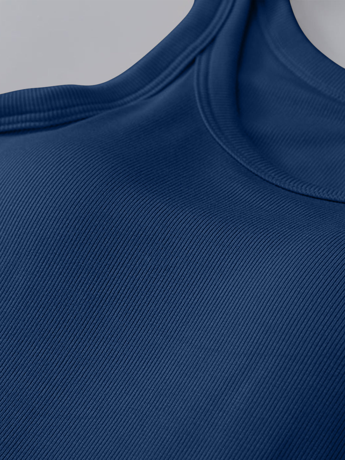 Round Neck Tank with Bra - Charming Charlie