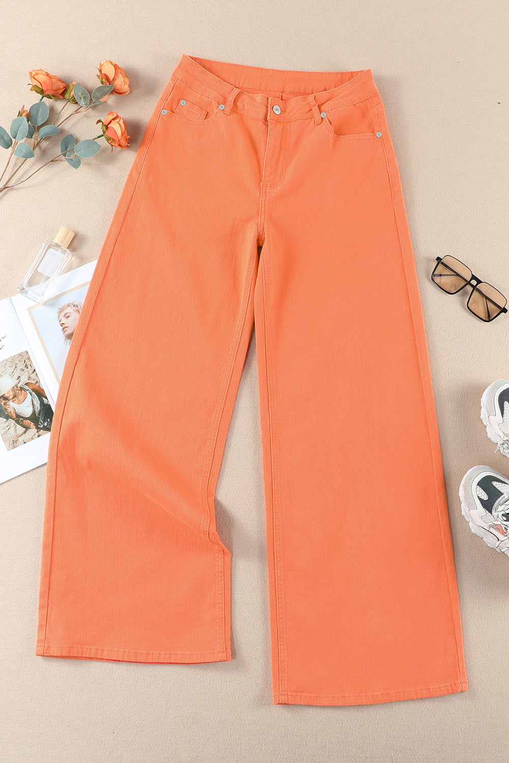 Wide Leg High Waist Jeans - Charming Charlie