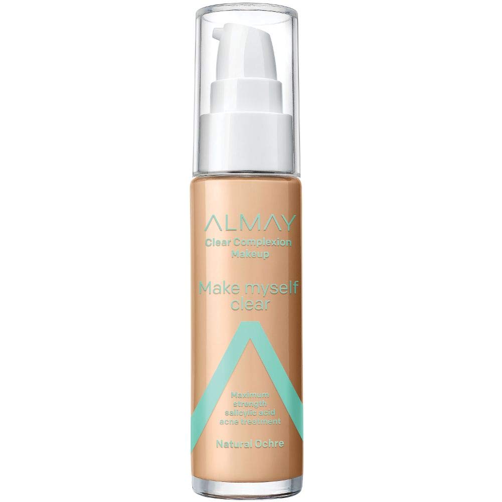 Foundation by Almay, Acne Face Makeup with Salicylic Acid, Face Makeup with Skincare Ingredients, Matte Finish, Hypoallergenic, Cruelty Free, Dermatologist Tested Foundation - Charming Charlie